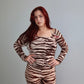 Blumarine SS2000 Zebra Cardigan