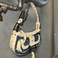Dolce & Gabbana Denim Flap Front Shoulder Bag