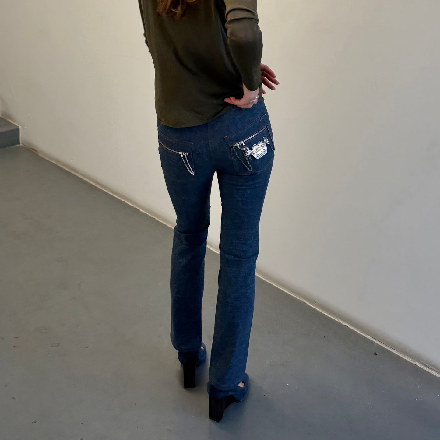 Chloé AW2001 Dark Wash Jeans
