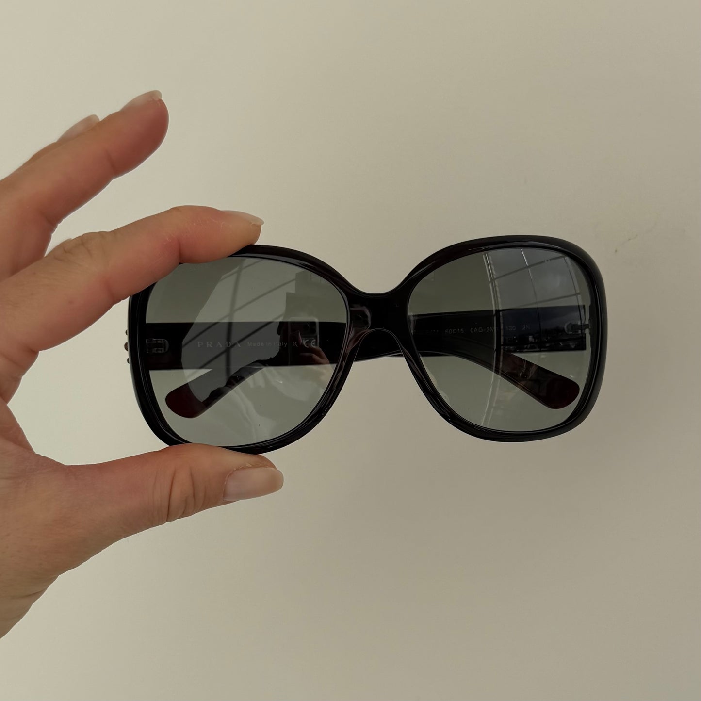 Prada Bug Eye Studded Sunglasses