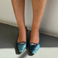 Fendi Lizard Leather Heels (40)