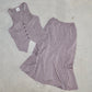 Norma Kamali Checkered Set