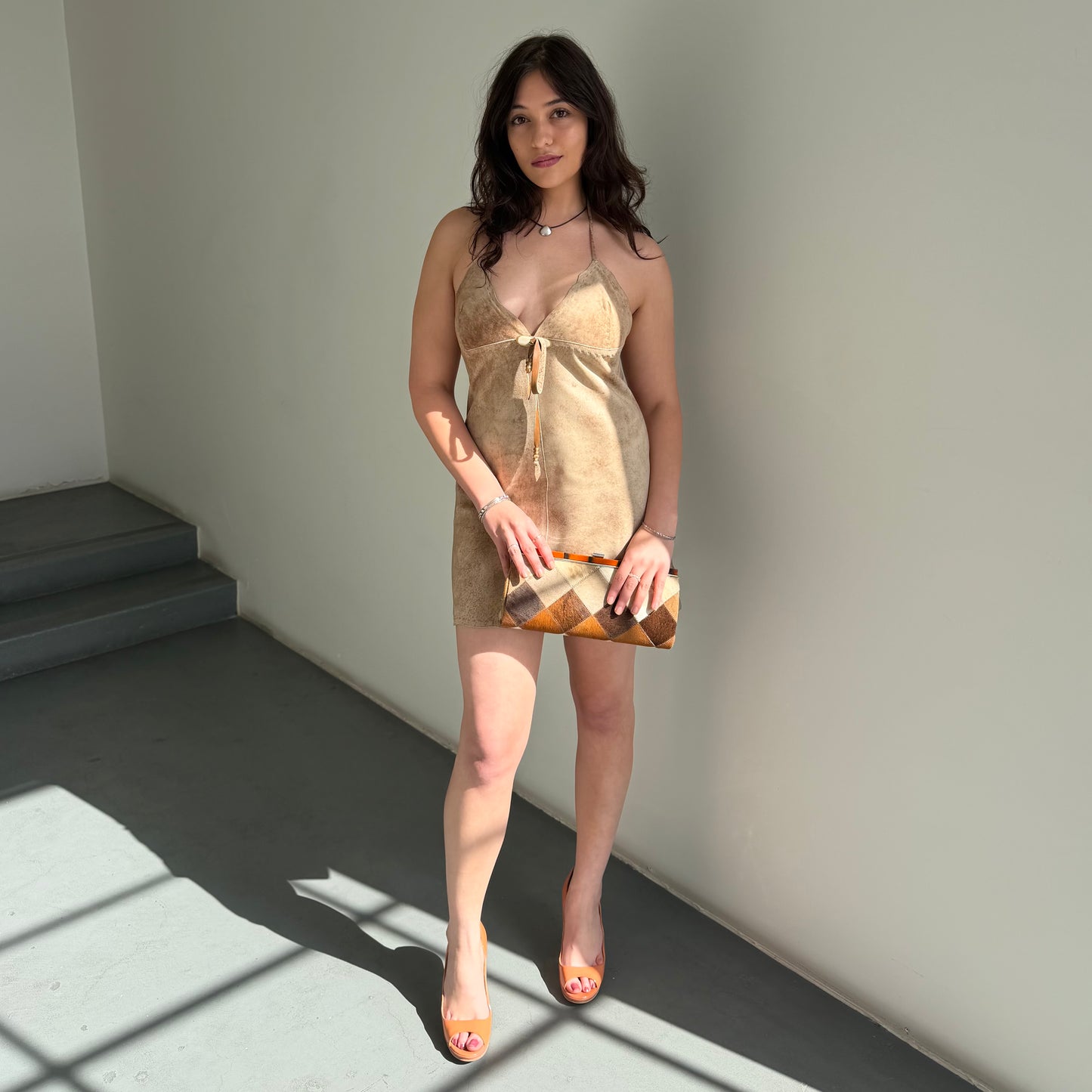 D&G SS2003 Suede Dress