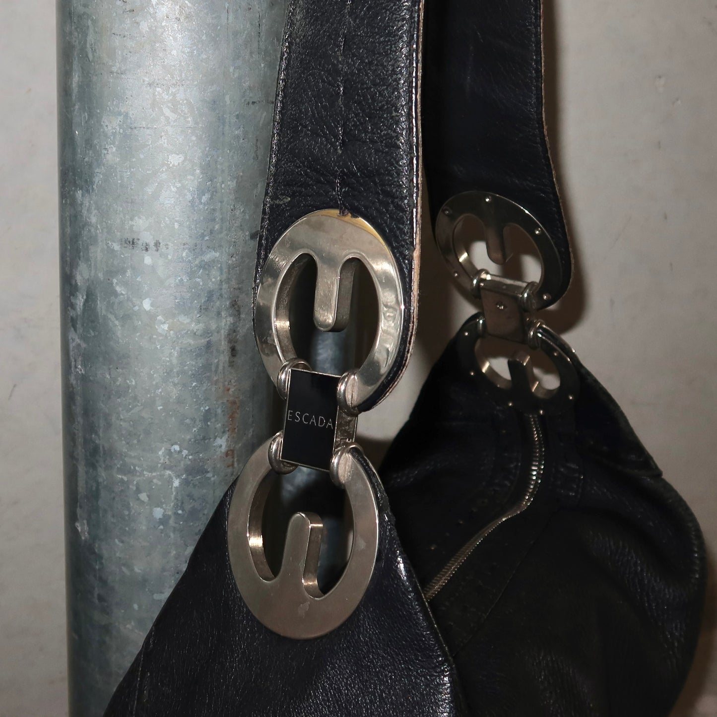 Escada Black Leather Bag