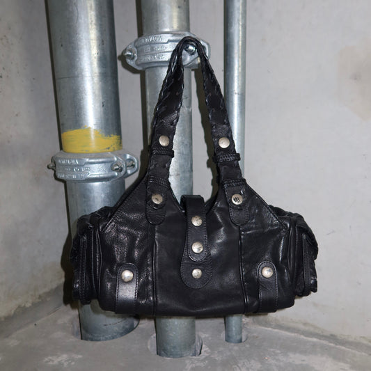 Chloé Black Leather Silverado