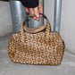 Celine Cowhide Macadam Mini Boston Bag