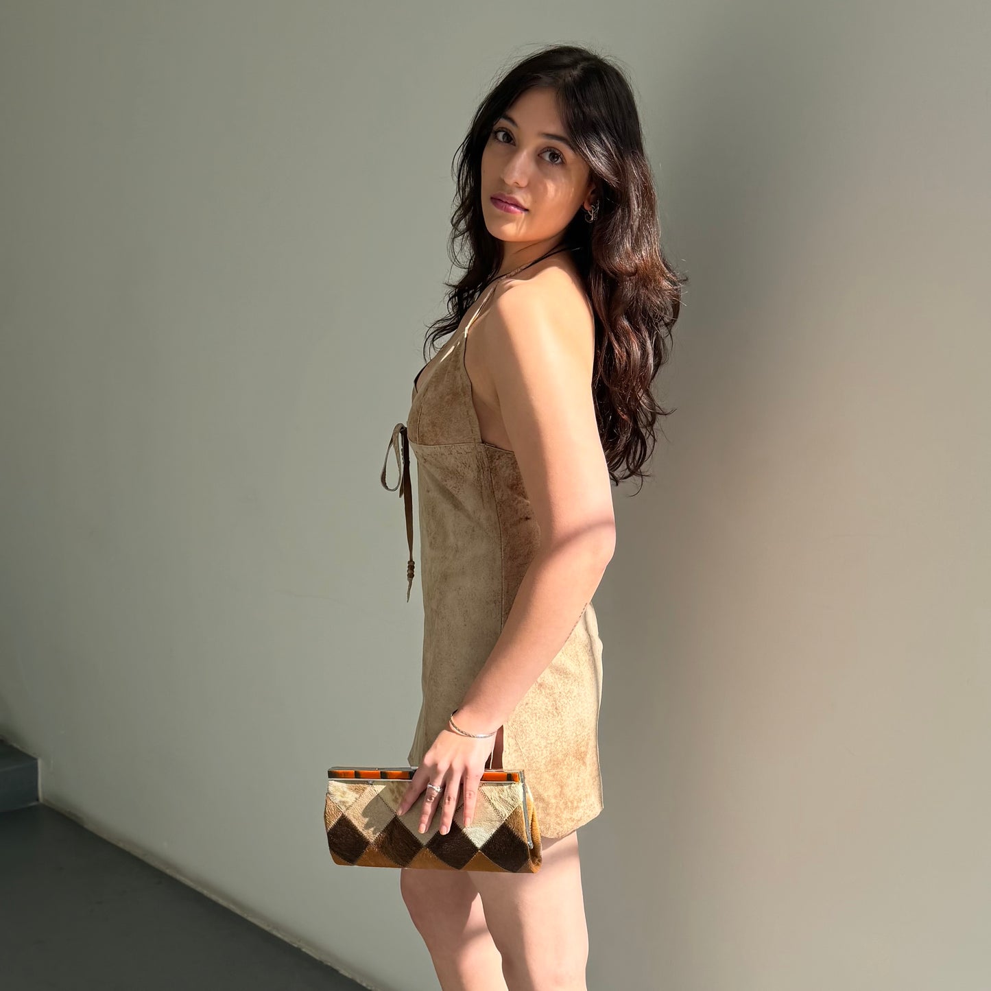 D&G SS2003 Suede Dress