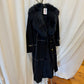 Vintage Suede Fur Lined Trench