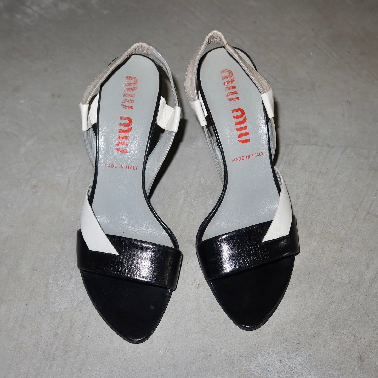 Miu Miu SS2001 Colour Block Heels (37.5)