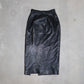 Norma Kamali Leather Skirt