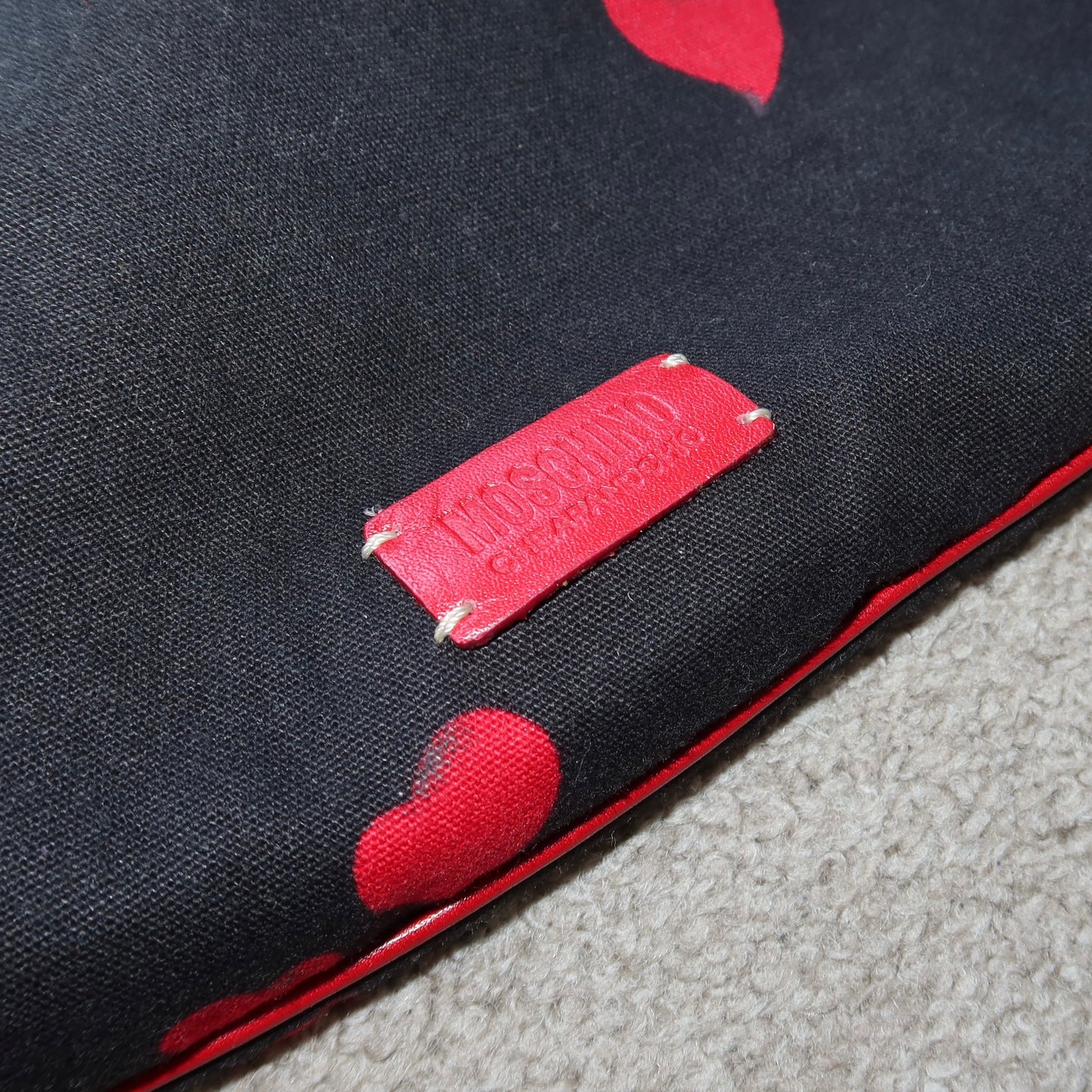 Moschino Heart Print Bag