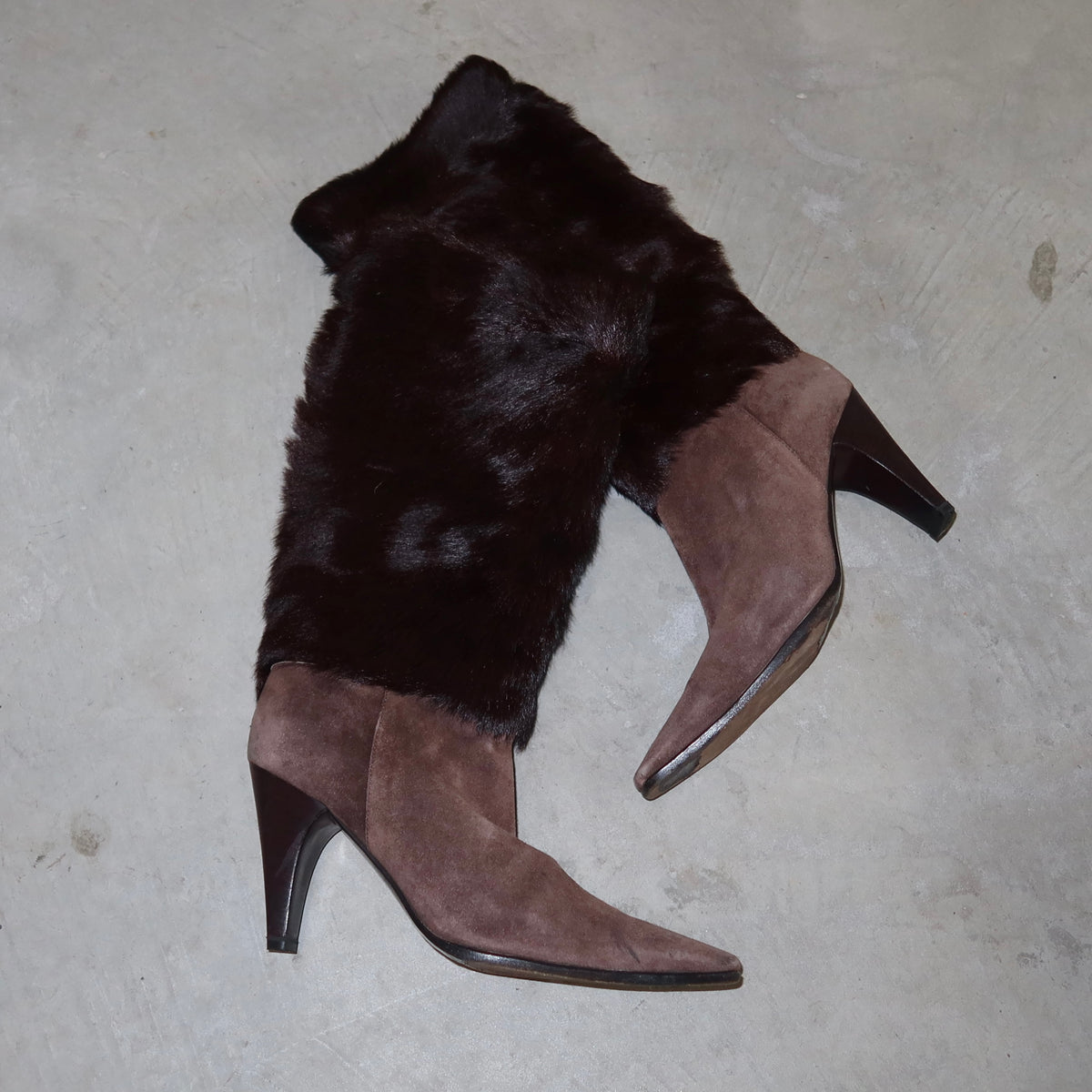 Prada Fur Boots (38)