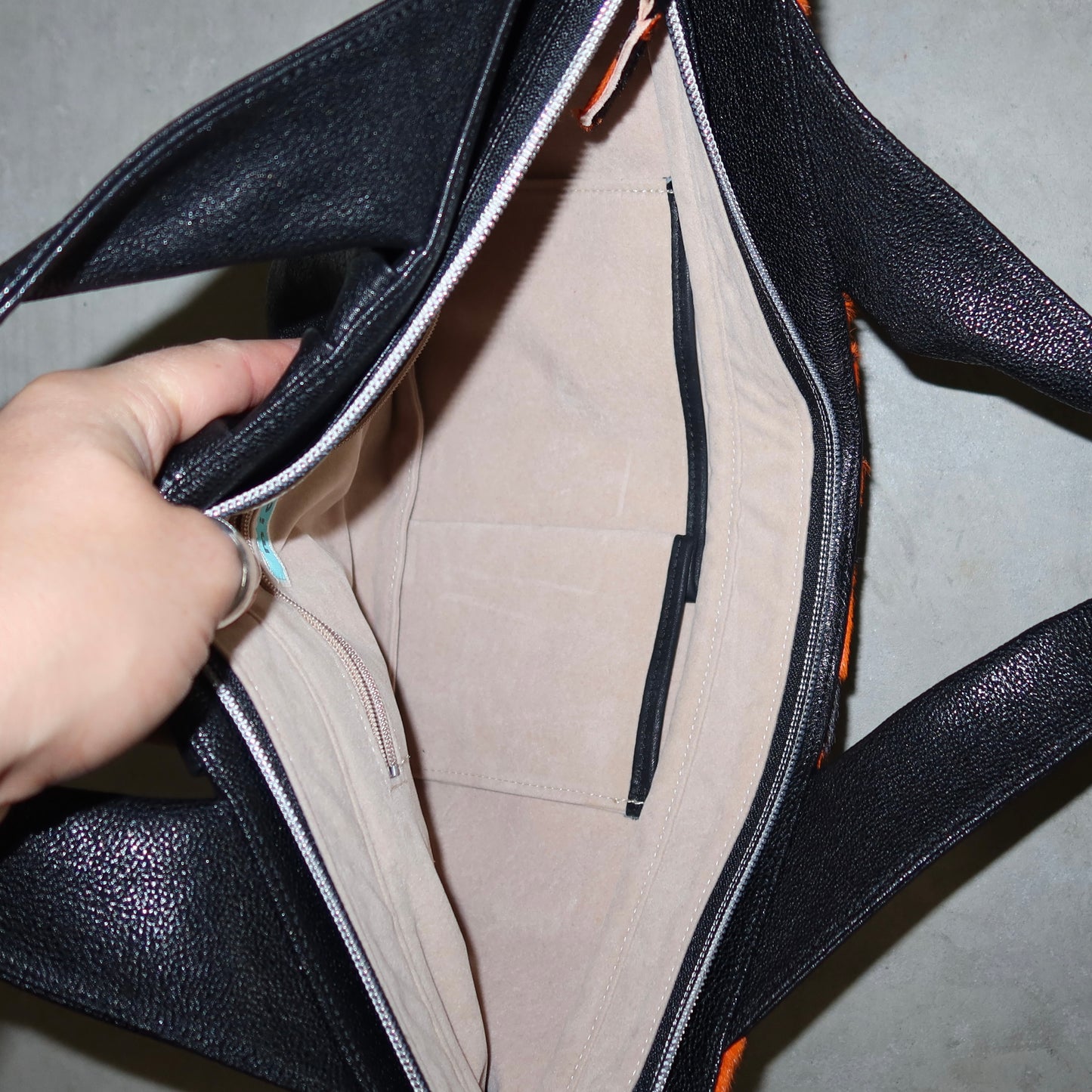 Vintage Cowhide Polka Dot Bag