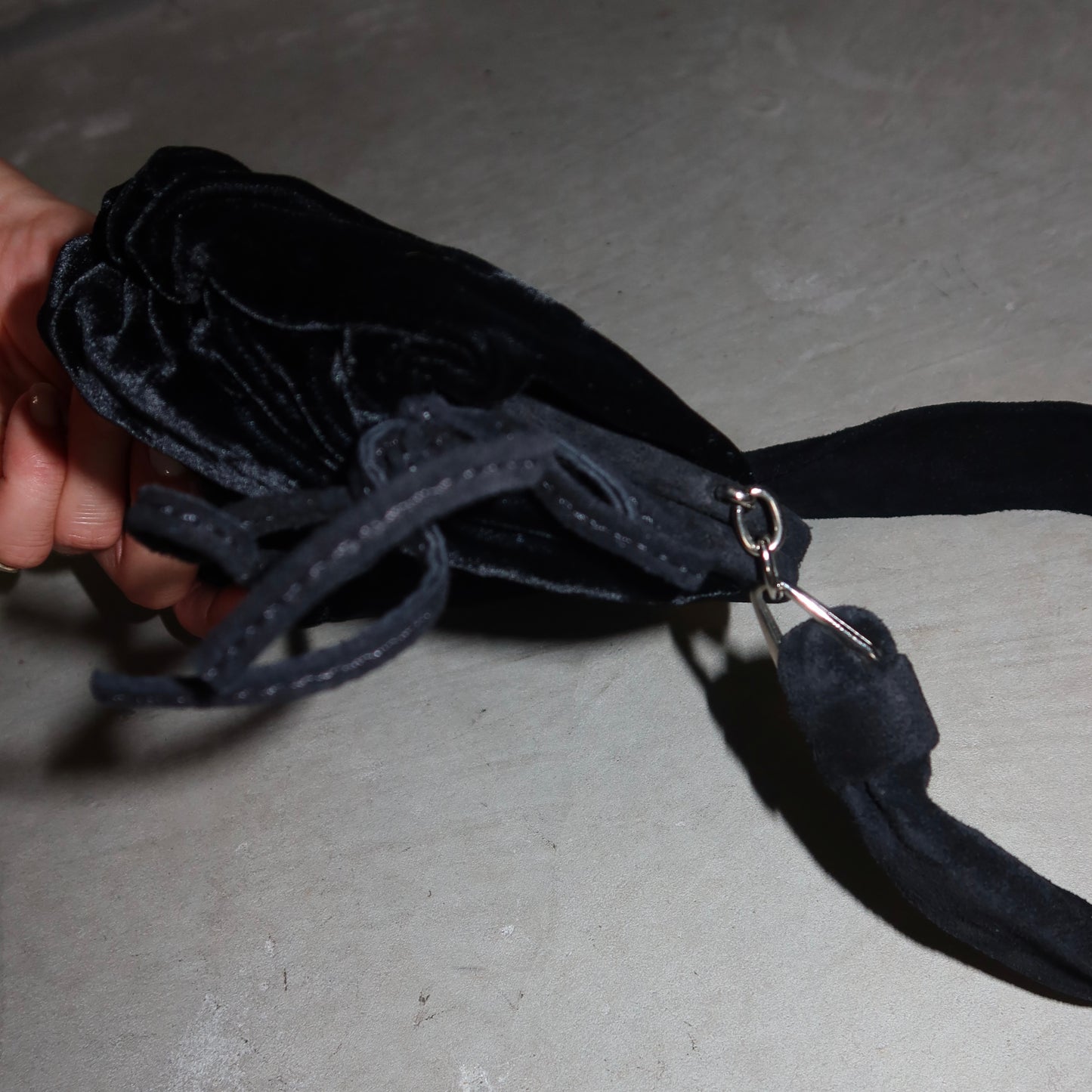 Anna Molinari Velvet Mini Bag