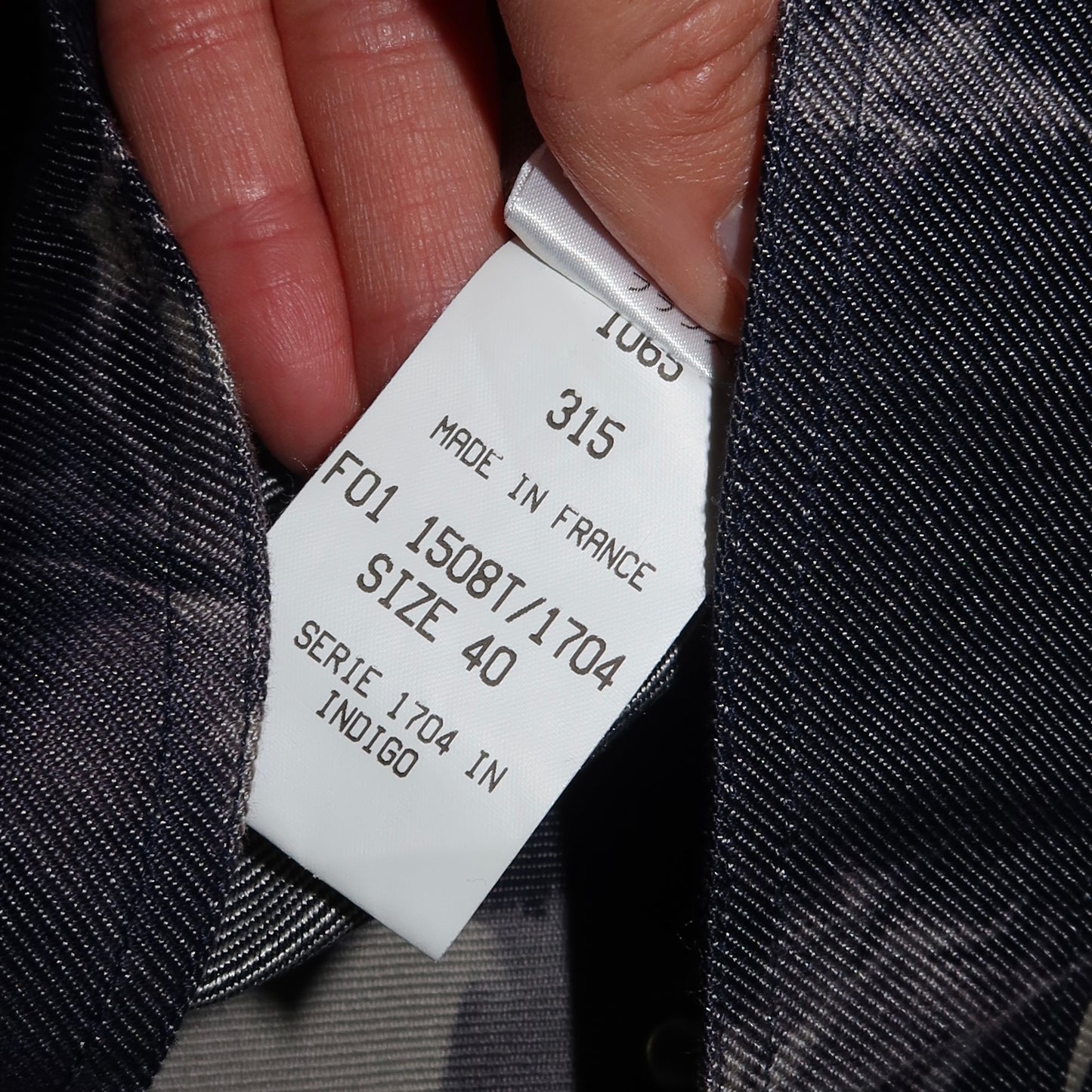 Celine SS2000 Tie Dye Denim Jacket