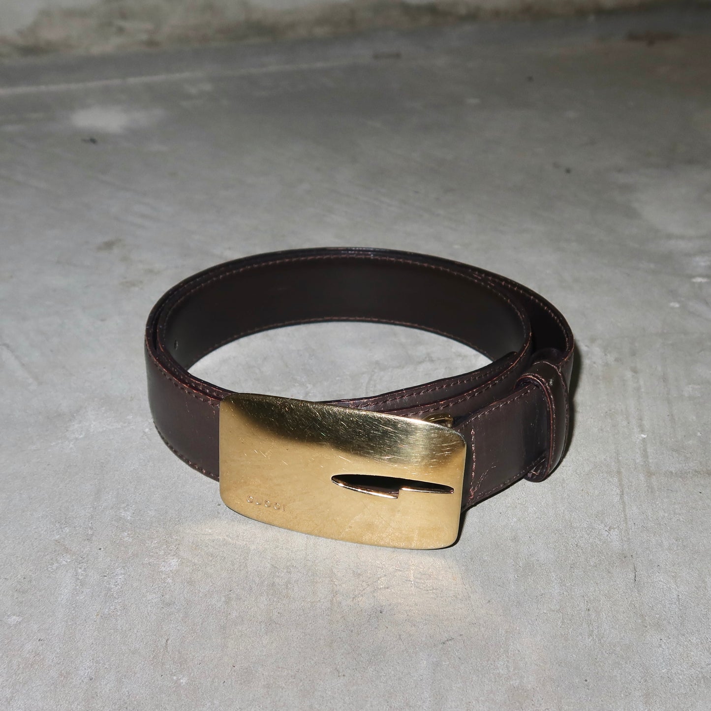 Gucci AW1996 Brown Leather Belt