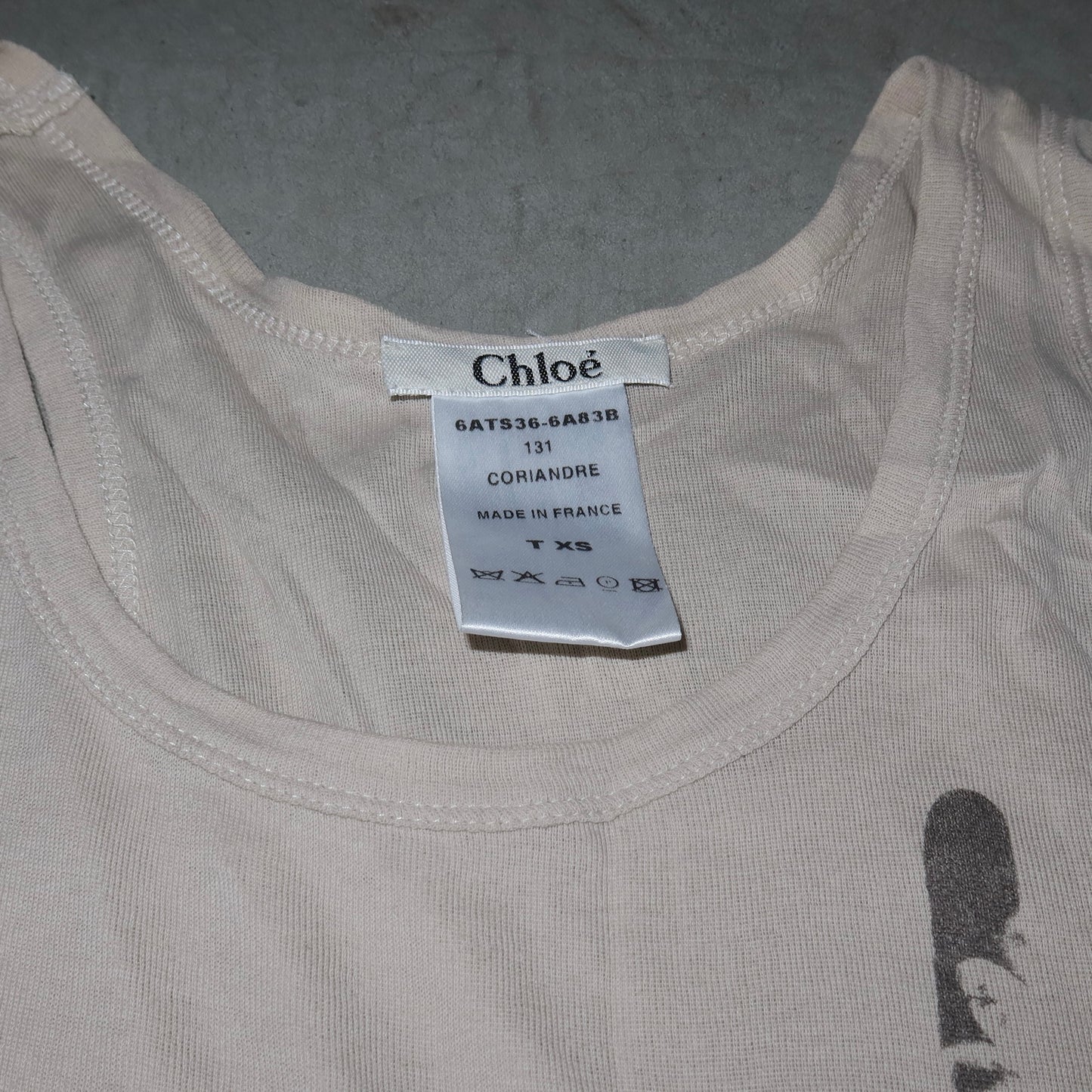 Chloé AW2006 Printed Tank