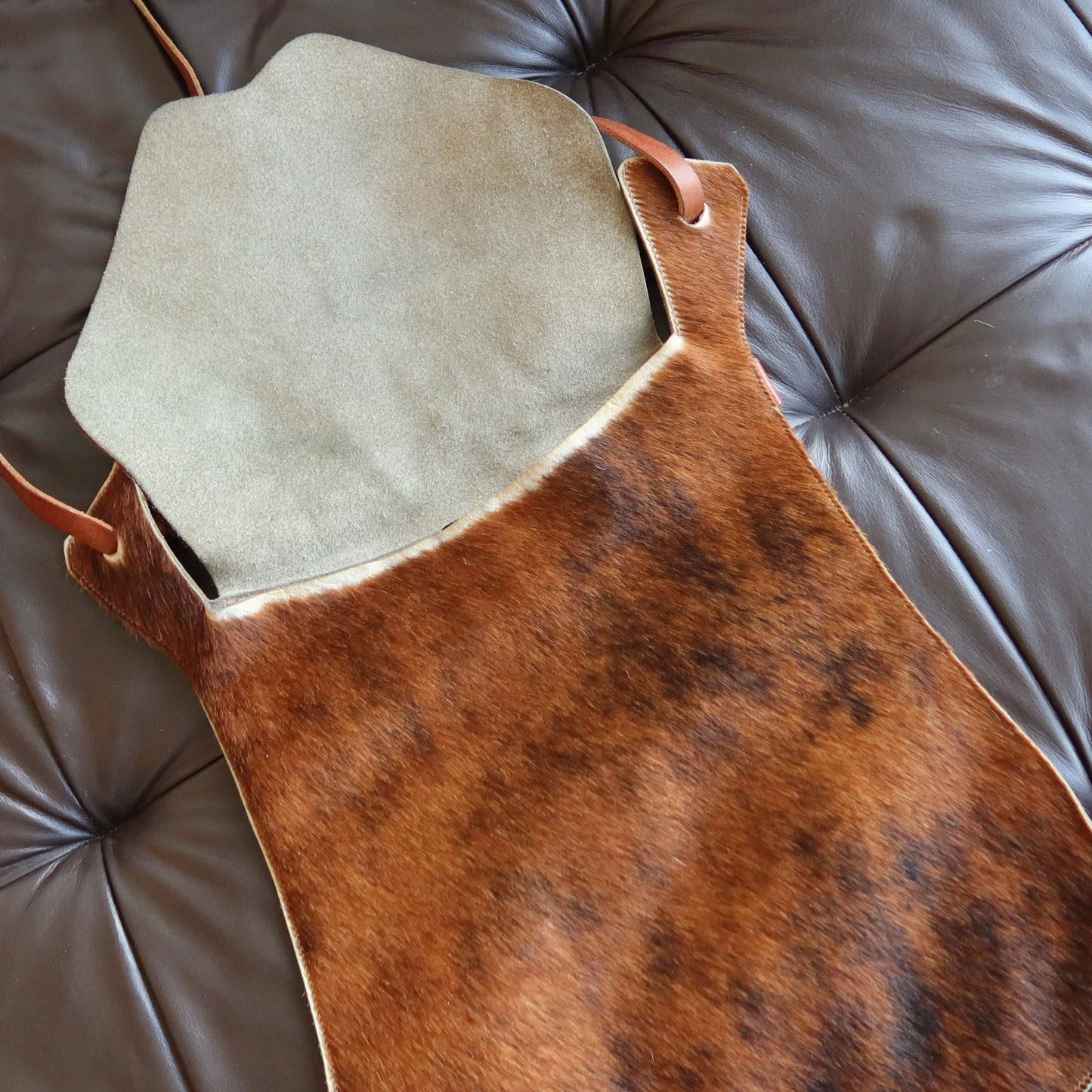Vintage Cowhide Crossbody