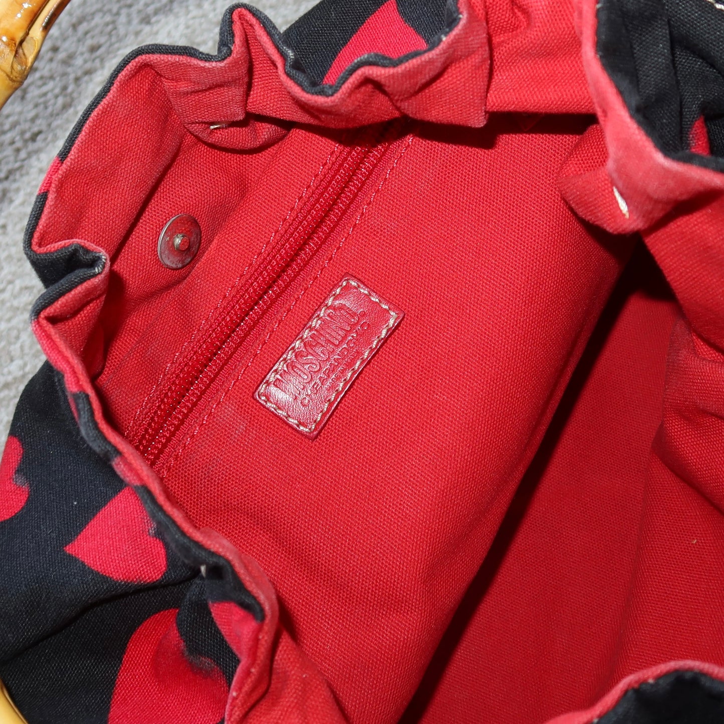 Moschino Heart Print Bag