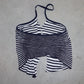 Emporio Armani Striped Knit Halter
