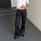 Philosophy di Alberta Ferretti Embroidered Leather Trousers