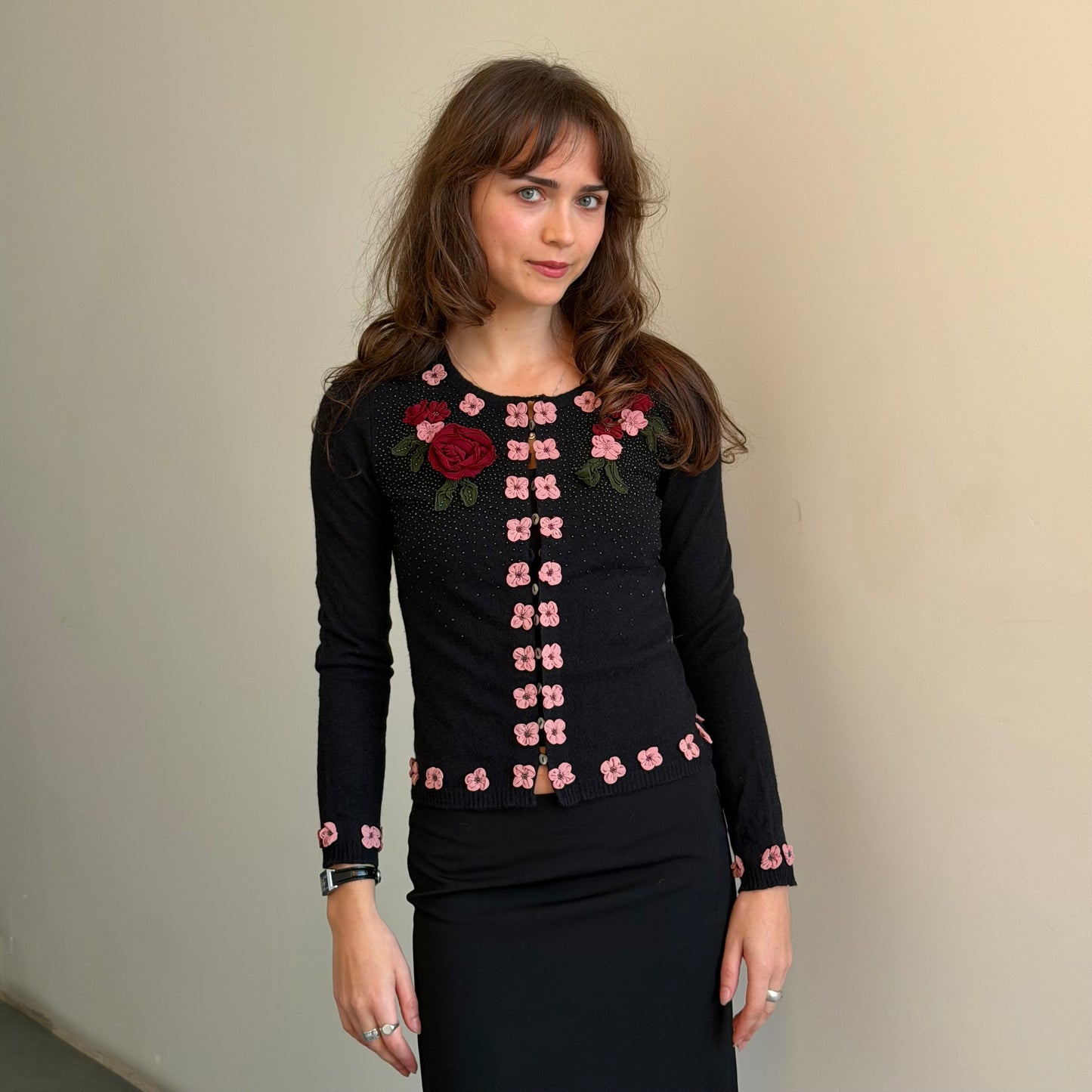 Moschino Floral Cardigan