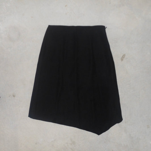 Blumarine Black Asymmetric Hem Skirt