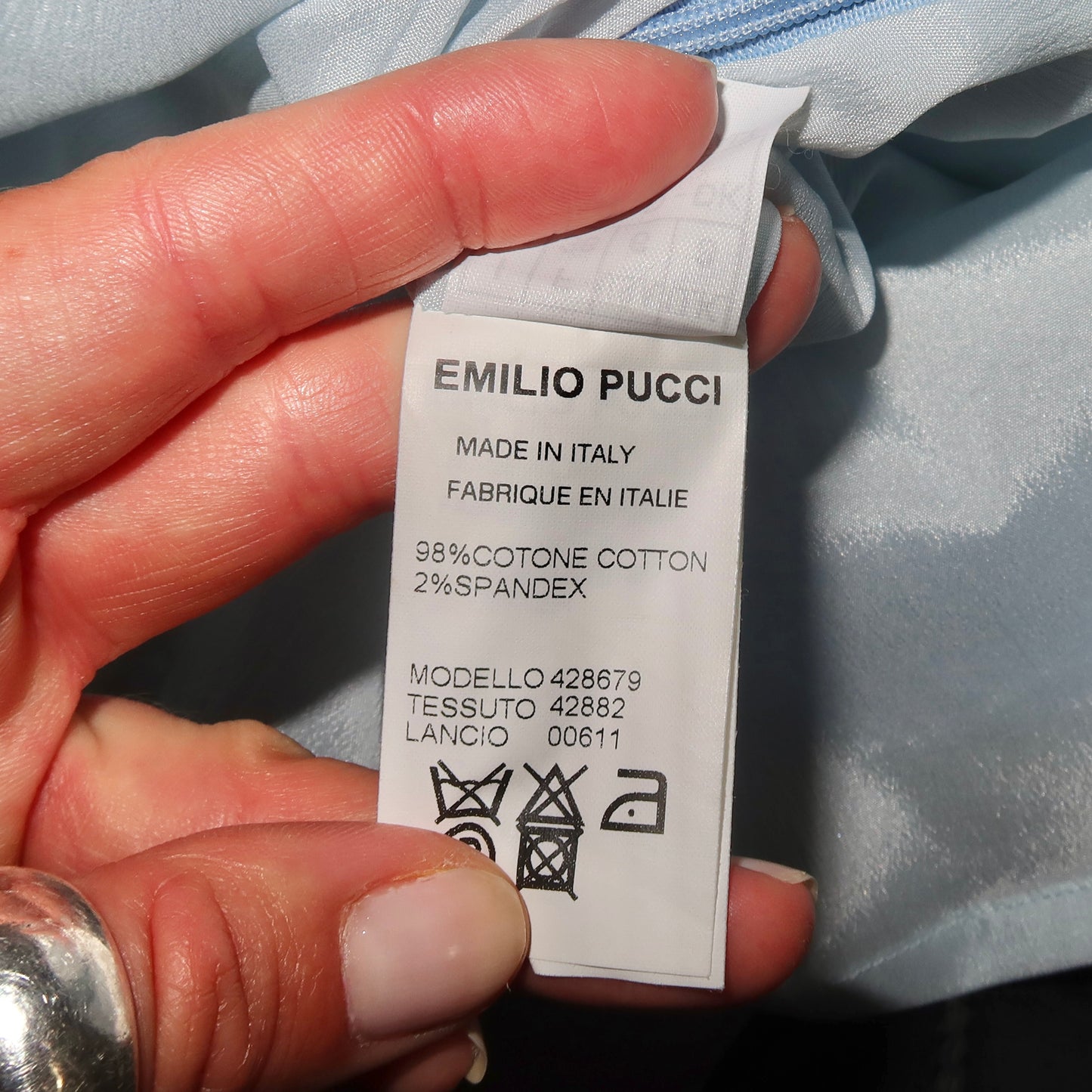Emilio Pucci Velour AW2004 Skirt