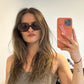 Emilio Pucci Rare Red Bug Eye Sunglasses