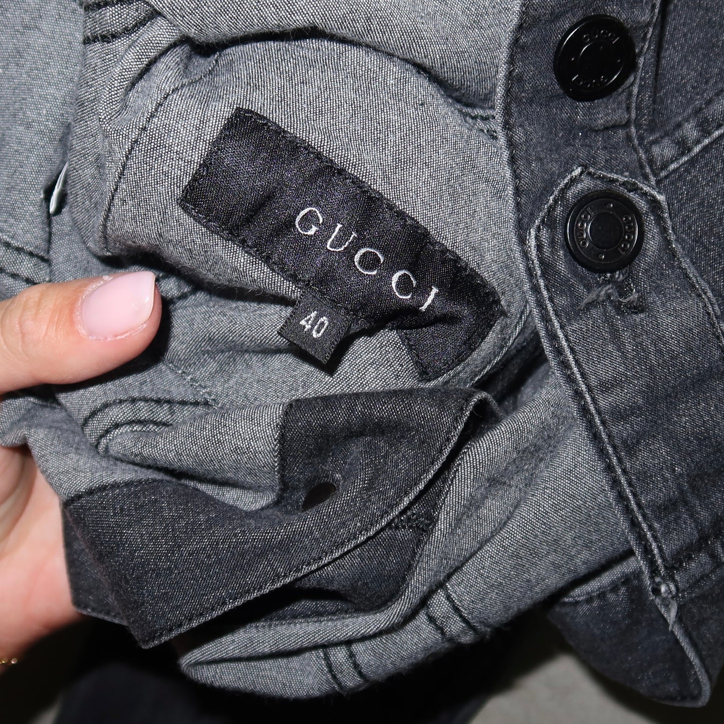 Gucci by Tom Ford 2001 Fitted Denim Jacket