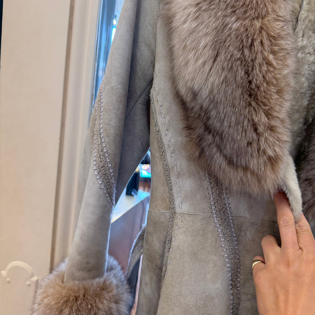 Vintage Shearling and Fur Coat