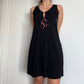 John Galliano Black Slinky Shift Dress