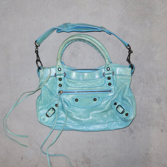 Balenciaga Aqua Blue 'The First' Bag