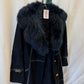 Vintage Suede Fur Lined Trench