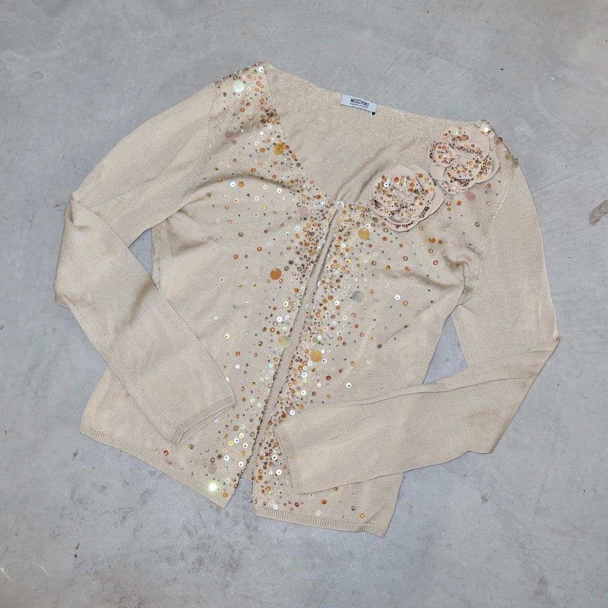 Moschino Sequin Cardigan