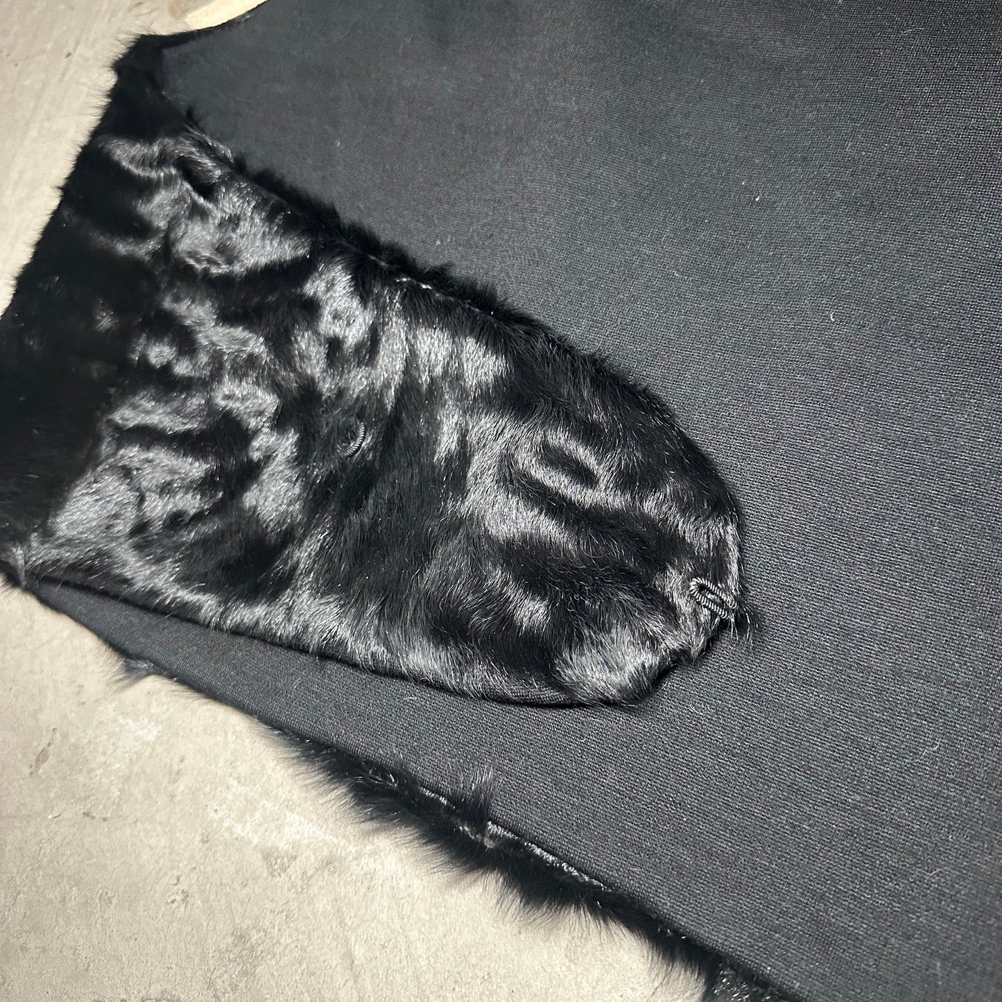 Marni Rare Goat Fur Halter Neck Top