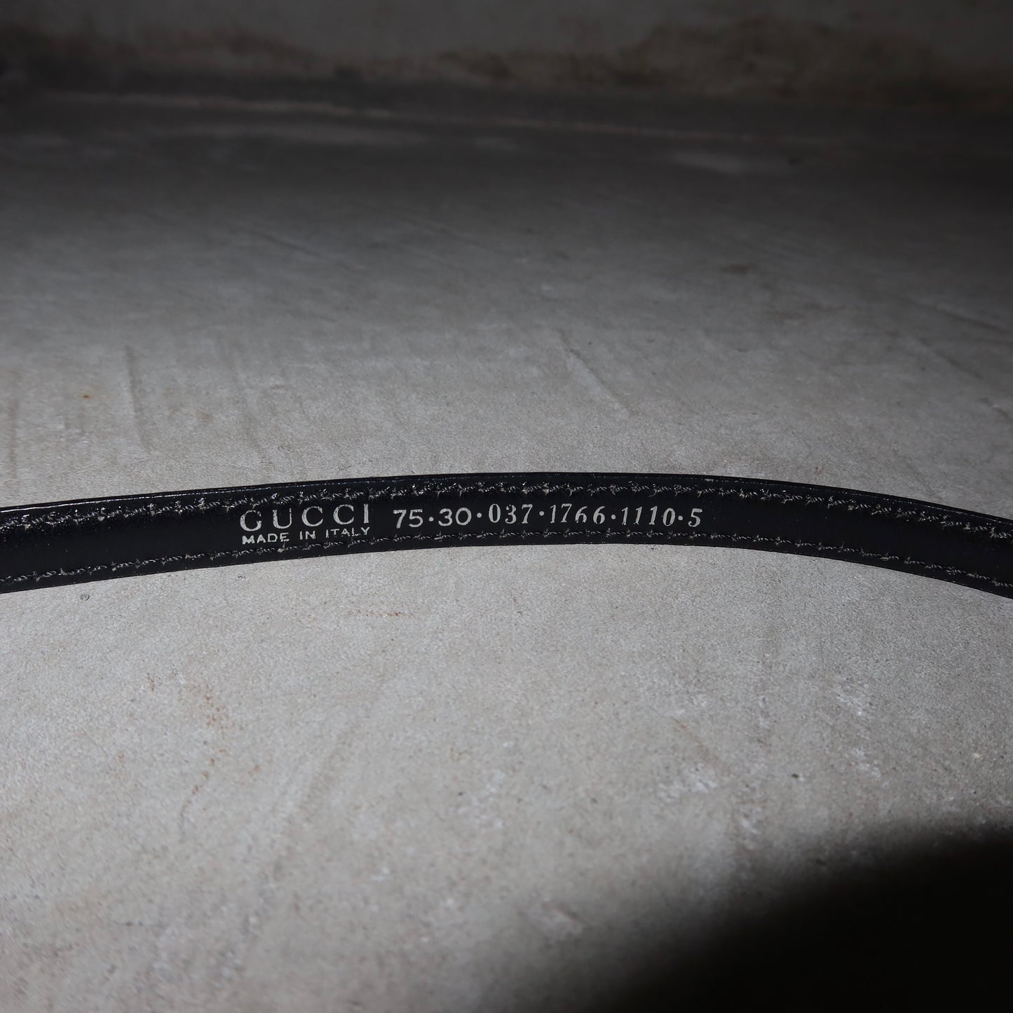 Gucci Black Horsebit Belt