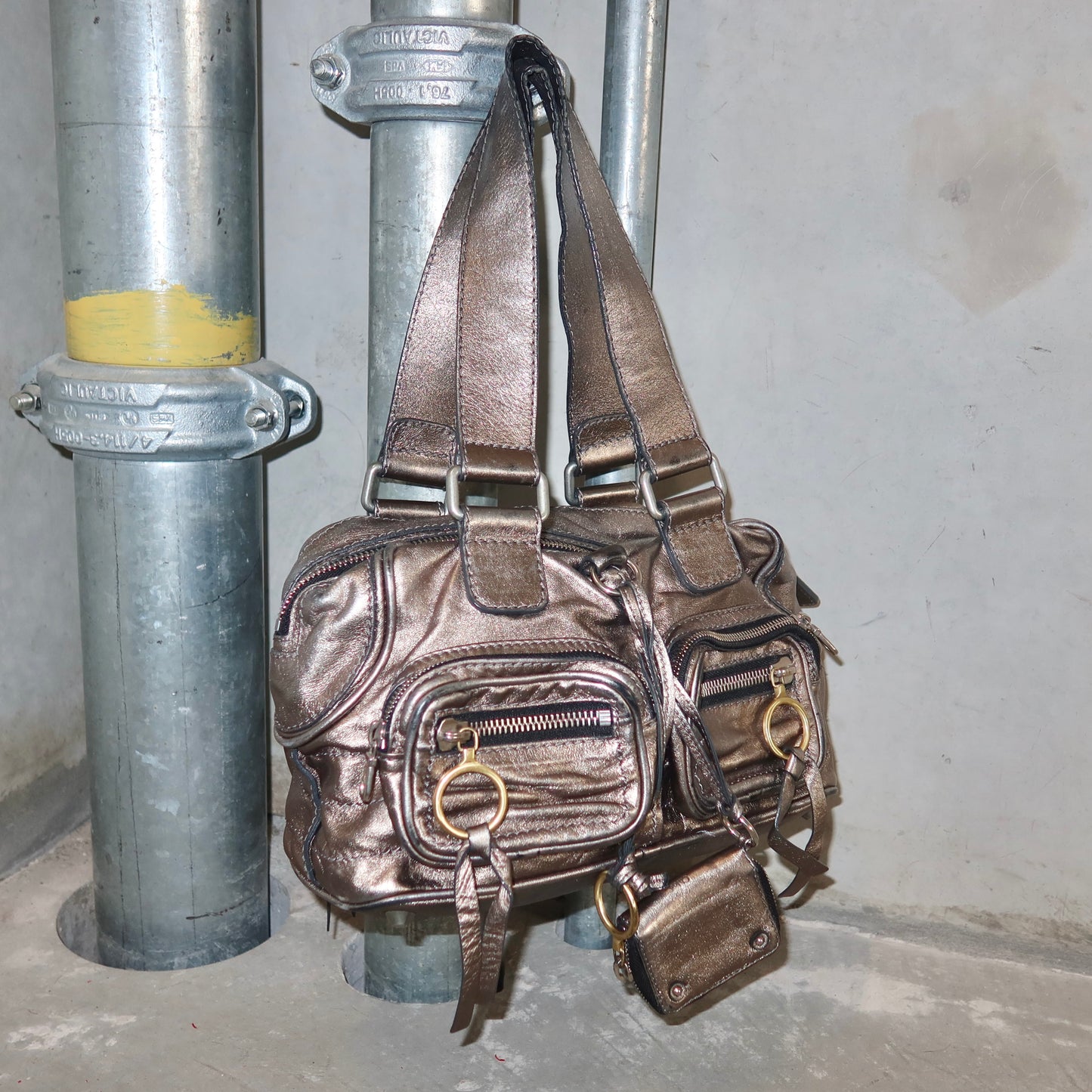 Chloé Metallic Betty Bag with Mini Pouch