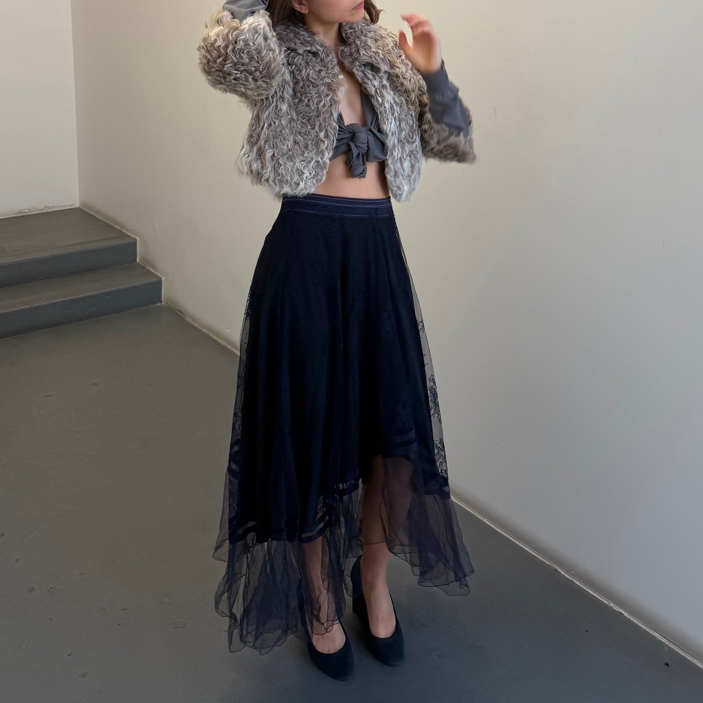 Chloé Resort 2020 Lace Overlay Skirt