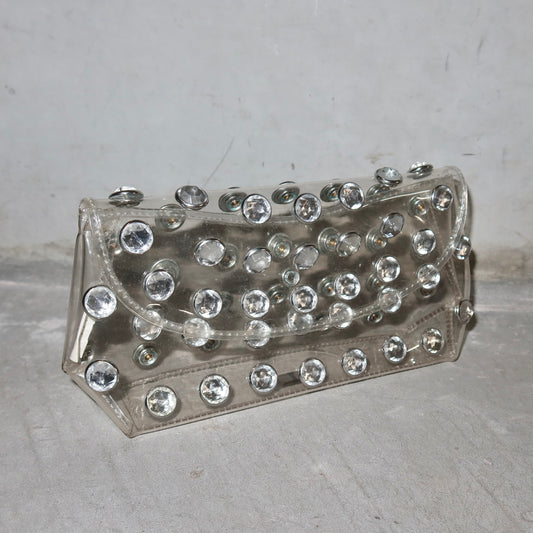 Sonia Rykiel PVC Domino Clutch