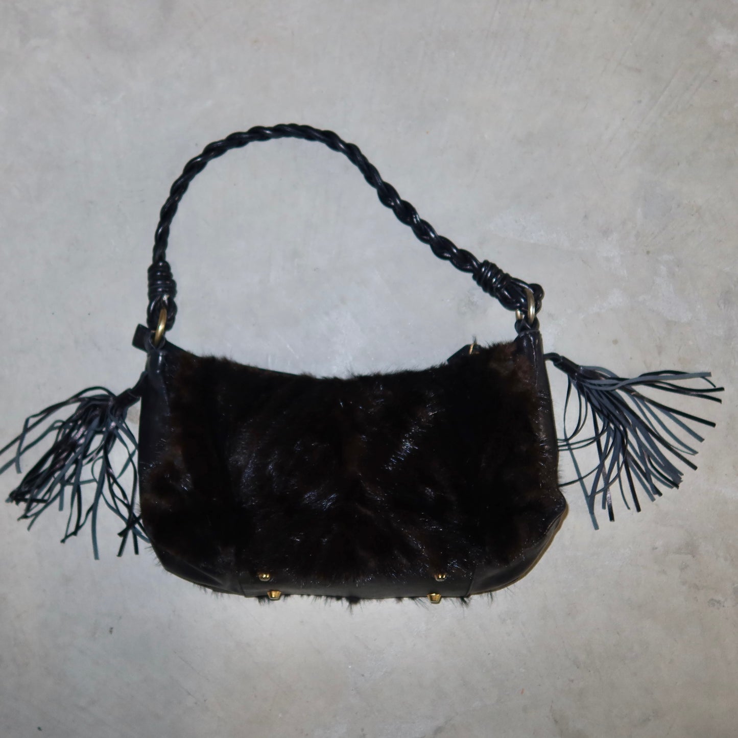 Paolo Masi Mink Fur Bag