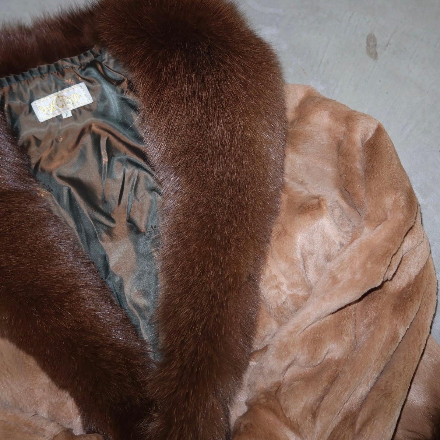Vintage Mixed Real Fur Bomber