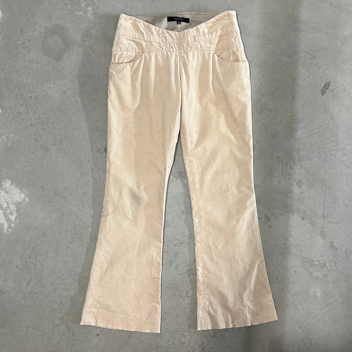 Gucci Low Rise Velvet Flares