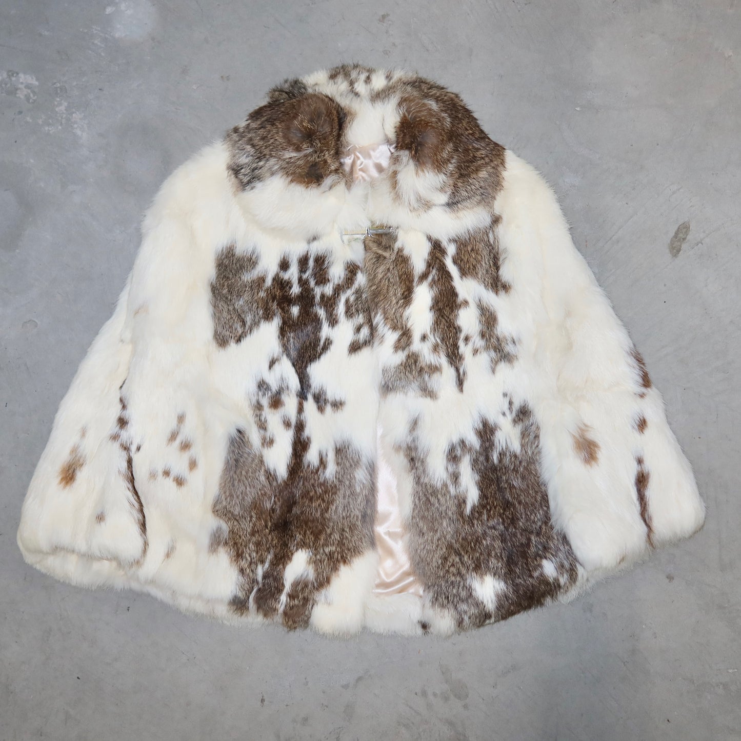 Vintage Rabbit Fur Cape