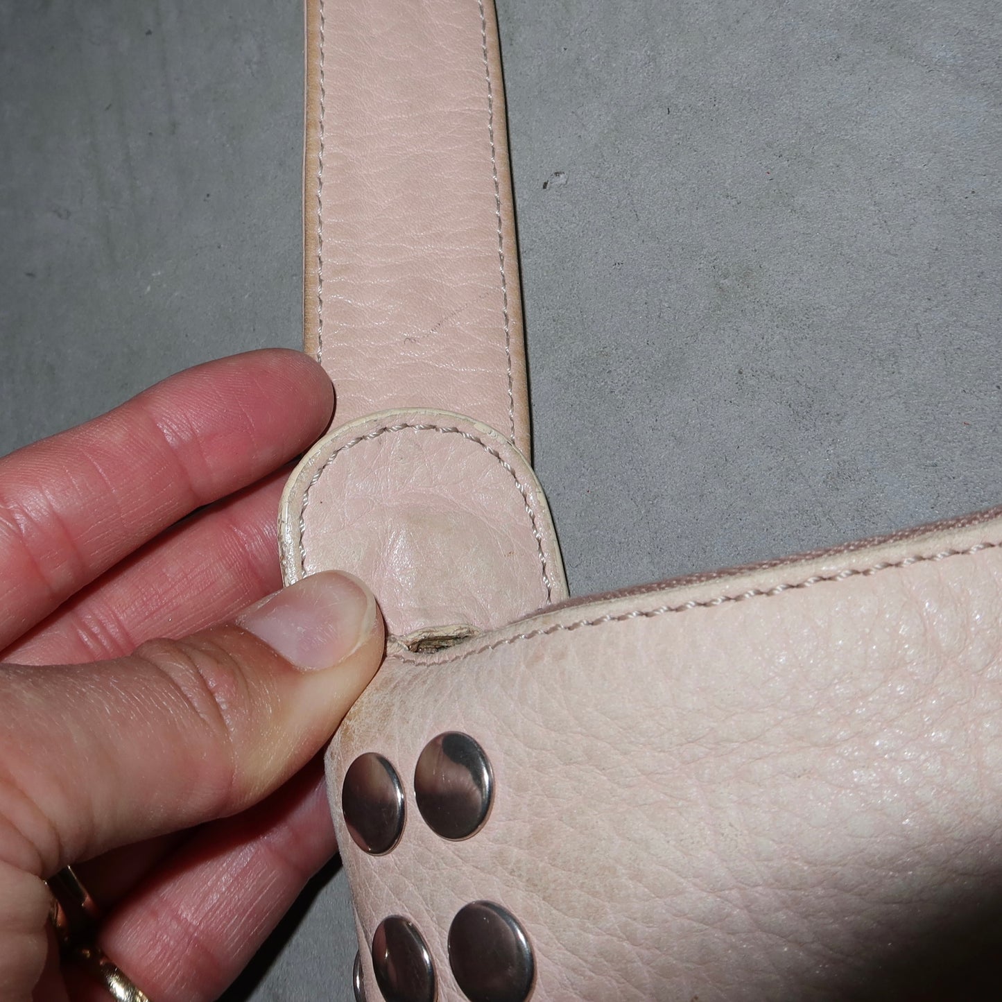 Marni Pink Studded Crossbody