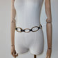 Gucci by Tom Ford Gold Tone Ring Belt