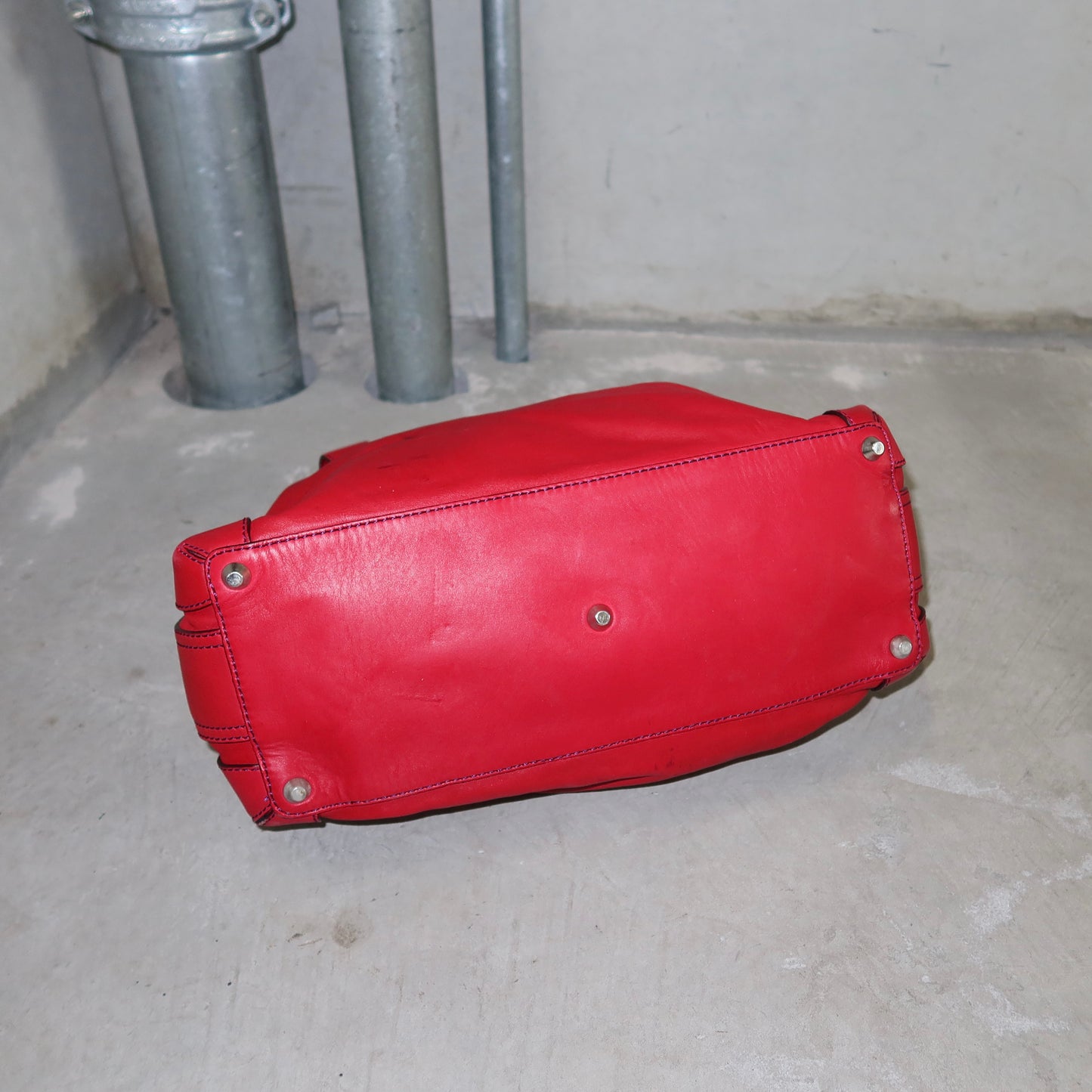 Chloé Red Leather Patsy Bag