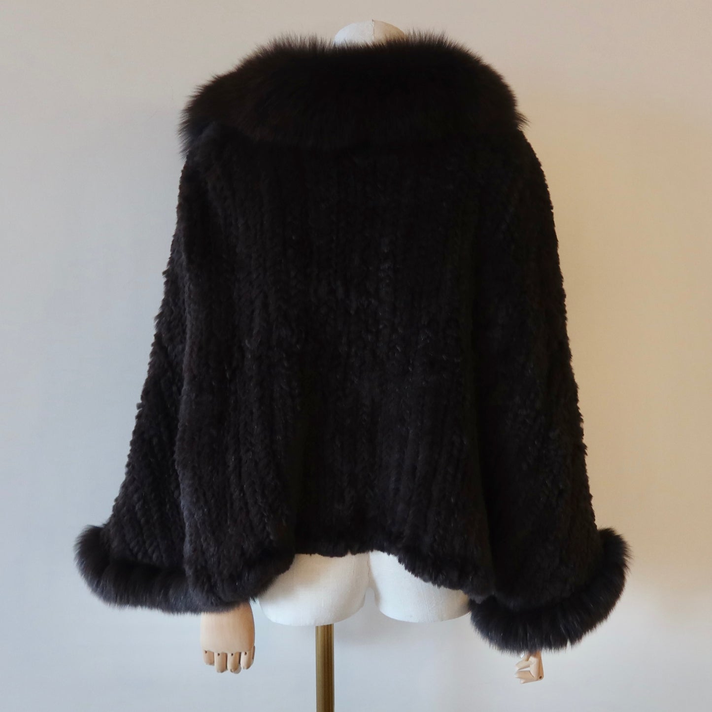 Vintage Mink Fur Poncho