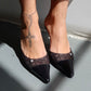Chanel Travel Line Black Mules (35)