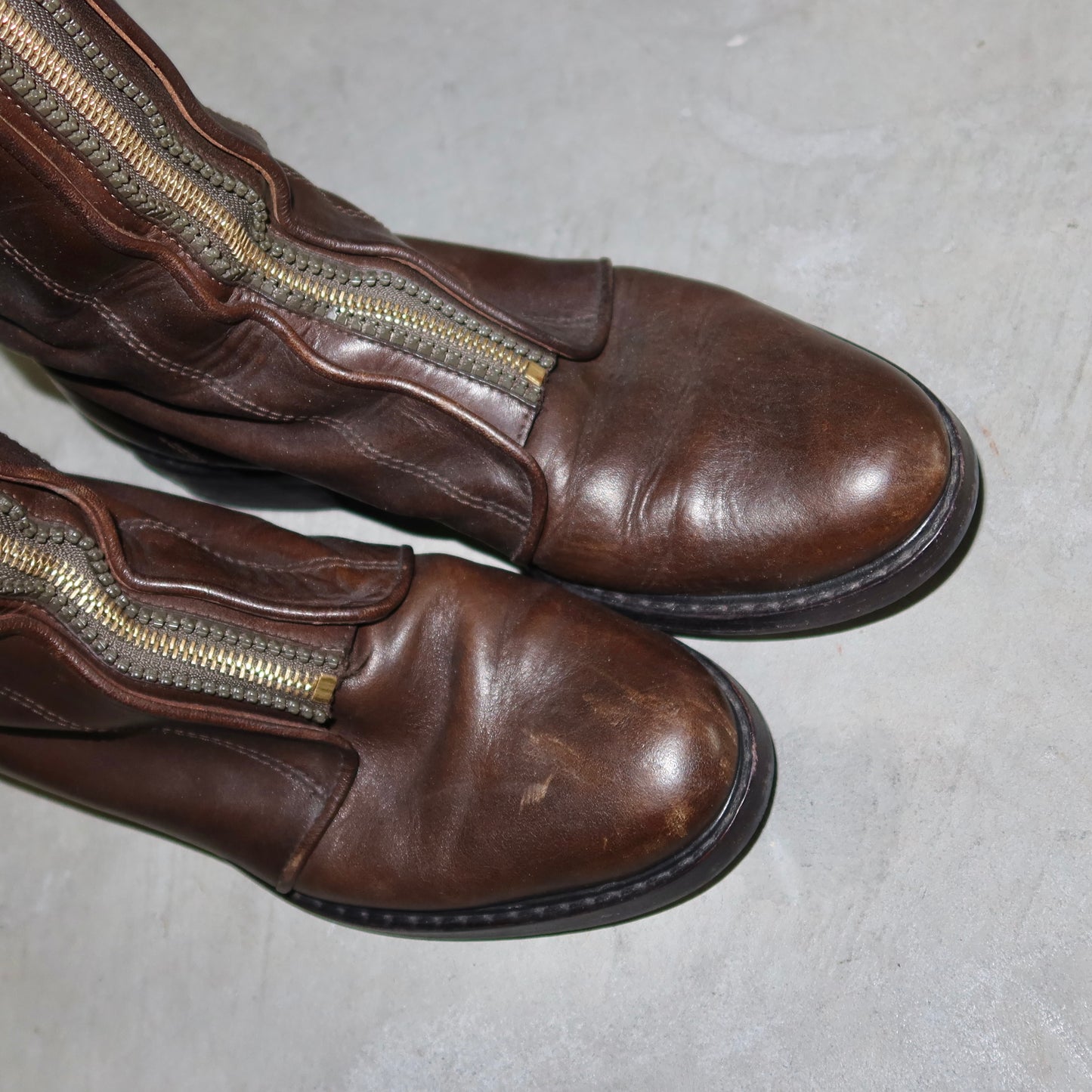 Givenchy Brown Leather Riding Boots (38-39)